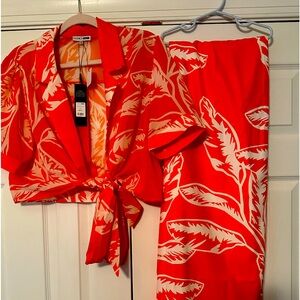 Floral Fashion Nova Pants Set